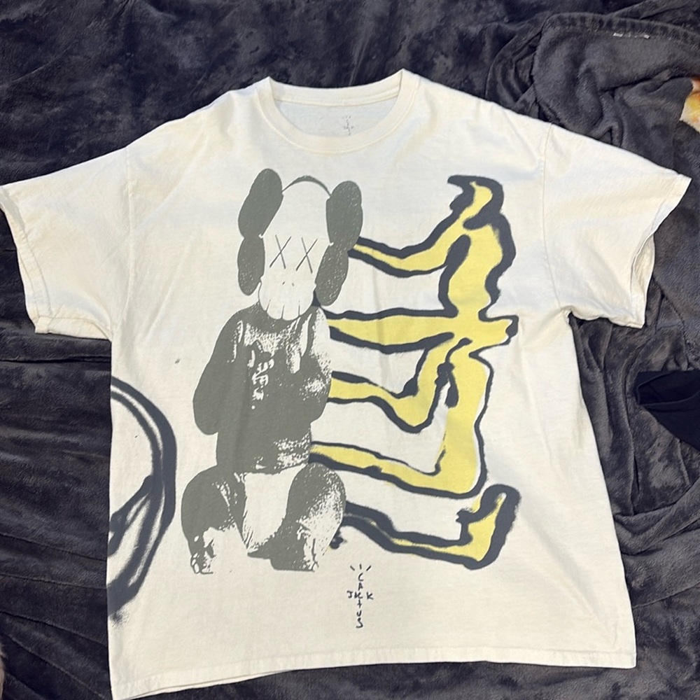Travis Scott Cactus Jack + Kaws For Fragment Tee